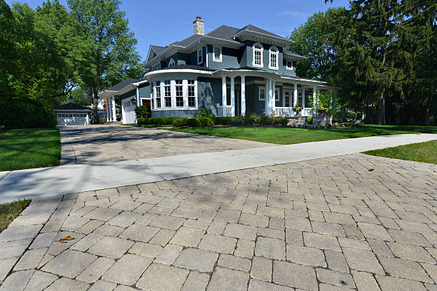 Residential Paver Driveway in Prairie Heights, WA